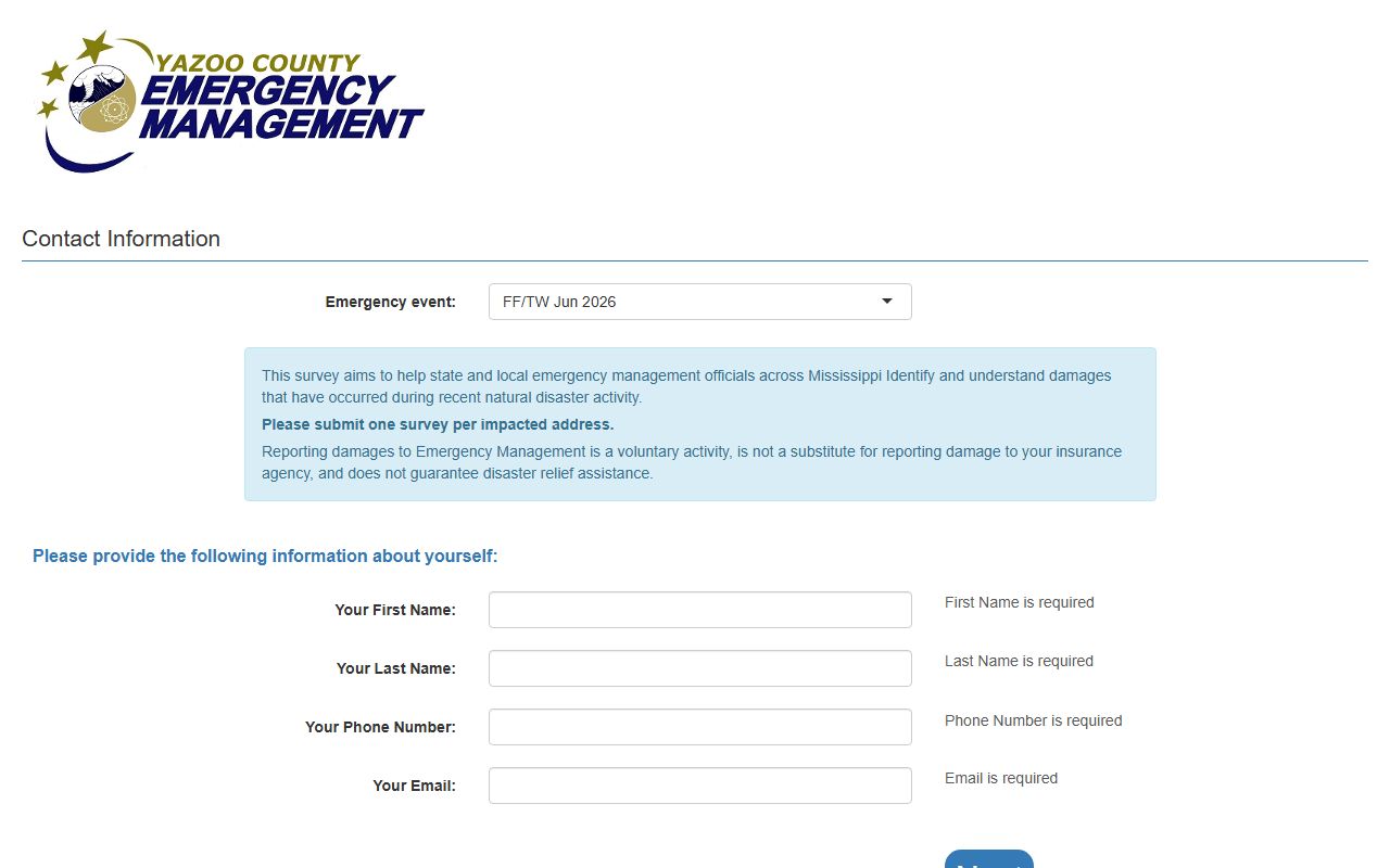 Yazoo County CrisisTrack portal among county online records tools