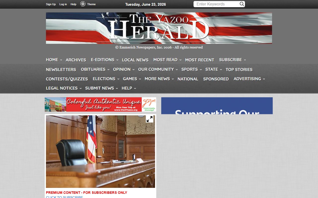 Yazoo County court dockets and district attorney change coverage